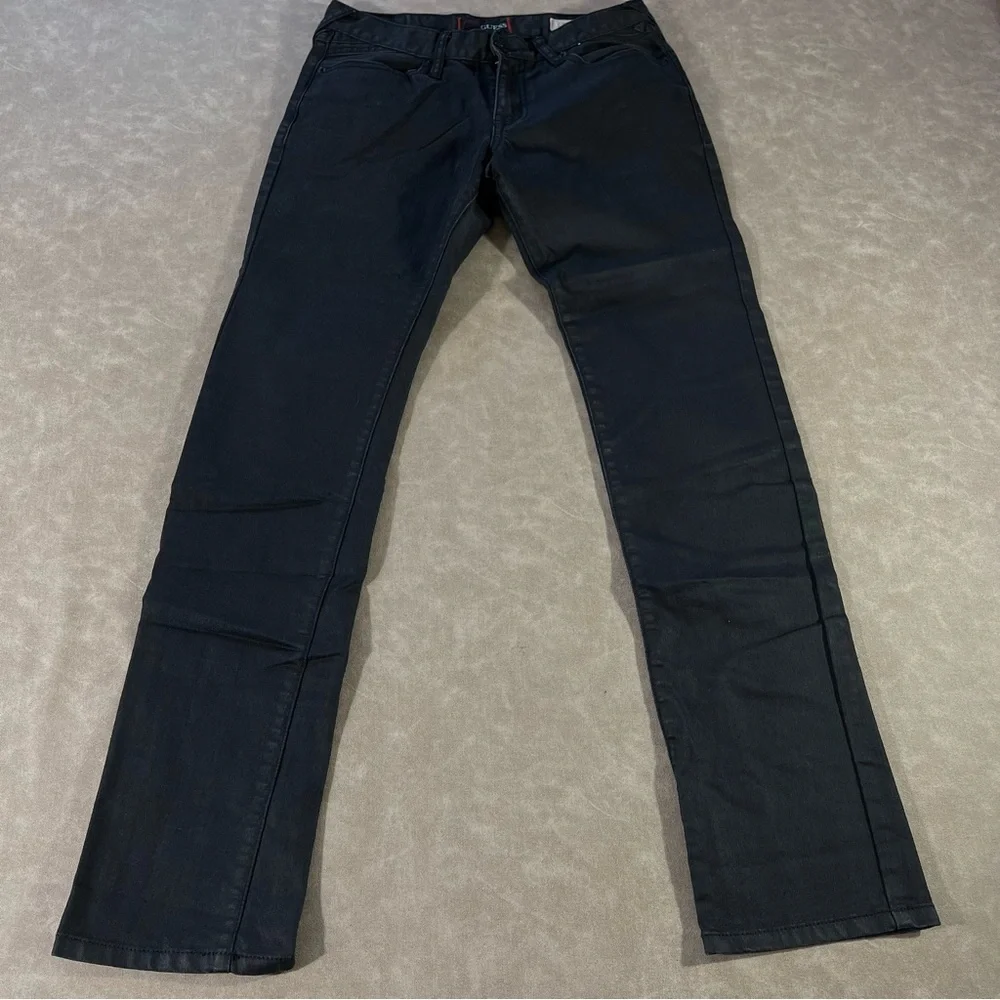 Guess Ultra Slim McCrae Fit Black Pants Size 29x32 - Picture 1 of 9